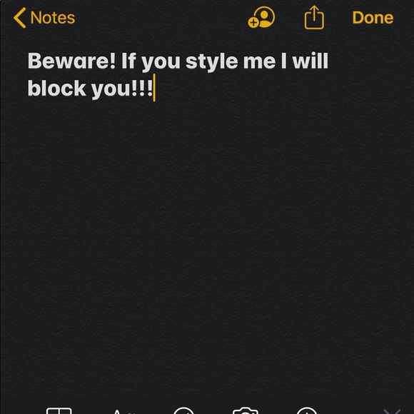 Don’t STYLE me - Picture 1 of 1